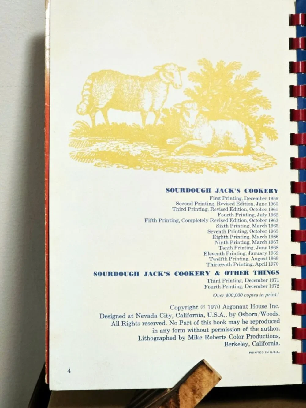 Vintage Sourdough Jack Cookery Cookbook Western Americana Alaska Camp Cooking 72